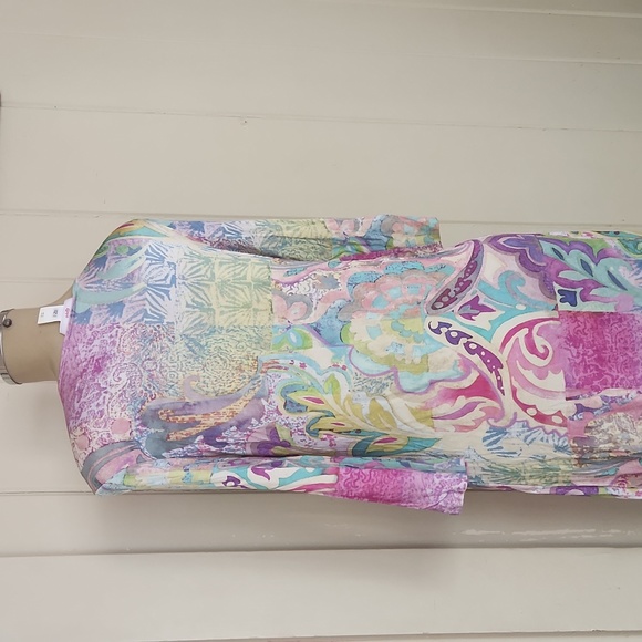 LEGGIADRO SCOOP.NECK IN VITRINES DRESS 12 - Picture 8 of 12